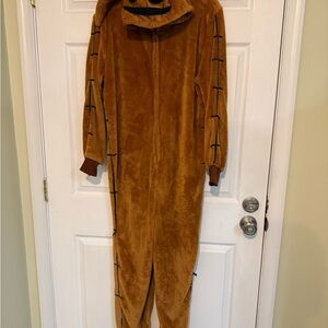 Nightmare Before Christmas Oogie Boogie Adult Unisex Fleece Onesie Pajamas Med